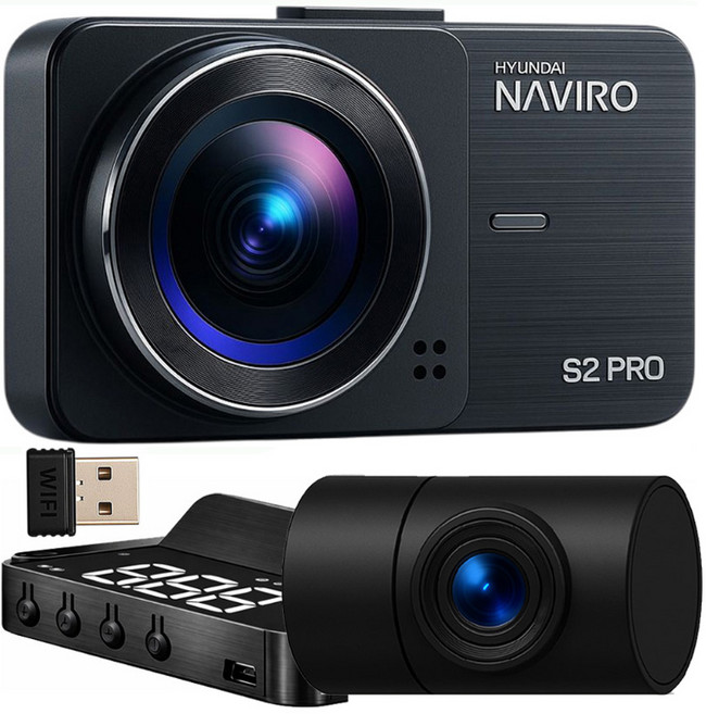 국내생산 무료장착 3년 무상AS ) 현대네비로 2채널 블랙박스 전후방 FULL HD / 옵션 외장 GPS ADAS / 옵션 와이파이 동글 지원, 출장설치+GPS HUD+와이파이, 128GB