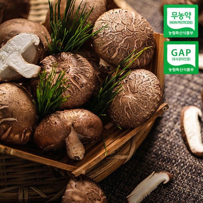 국내산 친환경 무농약 표고버섯, 1개, 1kg