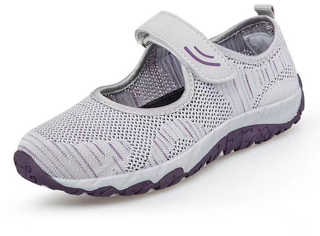 엄마 신발 엄마 샌들 말랑말랑 발편한 키높이 통굽 미끄럼방지 샌들 여성 슬립온 초경량 여성 운동화 여성샌들 메쉬 샌들 할머니 샌들FZX-1803