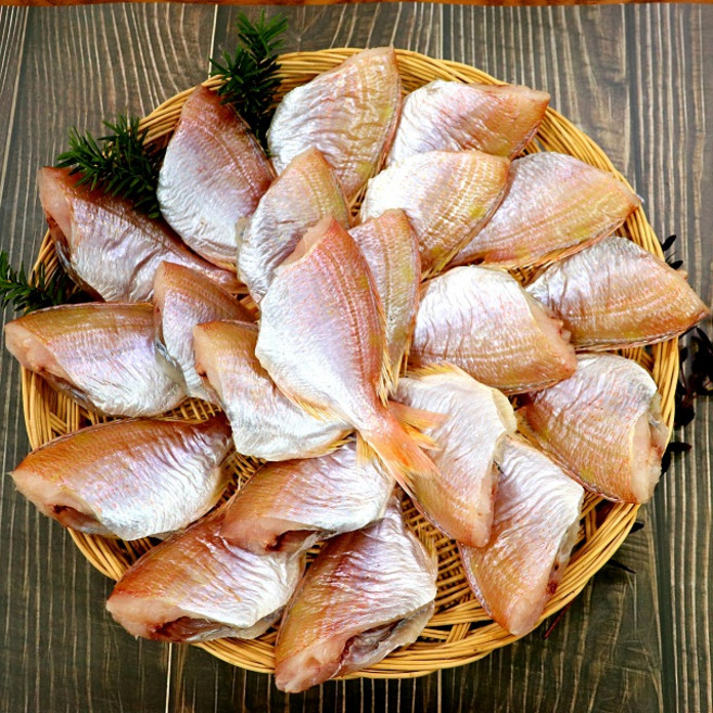 국산 반건조 꽃돔 황돔 두절손질도미, 두절 손질, 1개, 4~6마리 600g내외