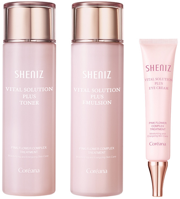 [탄력강화]코리아나 쉬니즈 바이탈 스킨토너150ml+에멀젼150ml+아이크림30ml, 1개