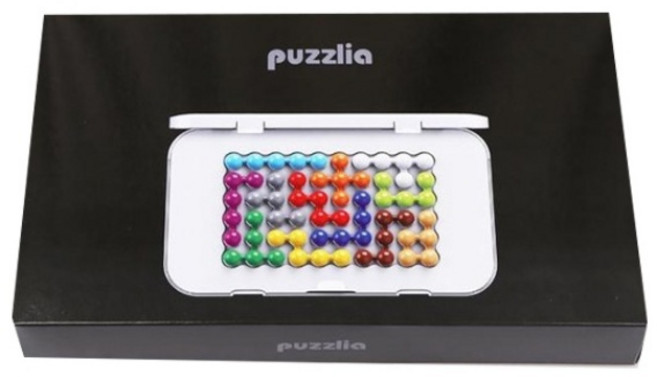 퍼즐리아 점보구슬퍼즐 사각 유아용, 1개, 12피스
