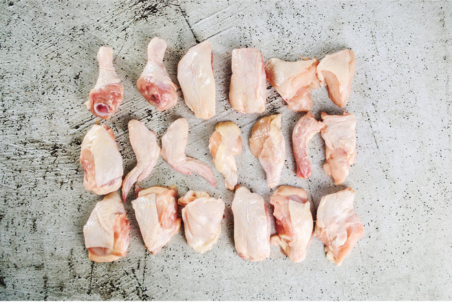 HF 국내산 생닭 11호 조각작업 가능, 15조각, 1개, 1.1kg