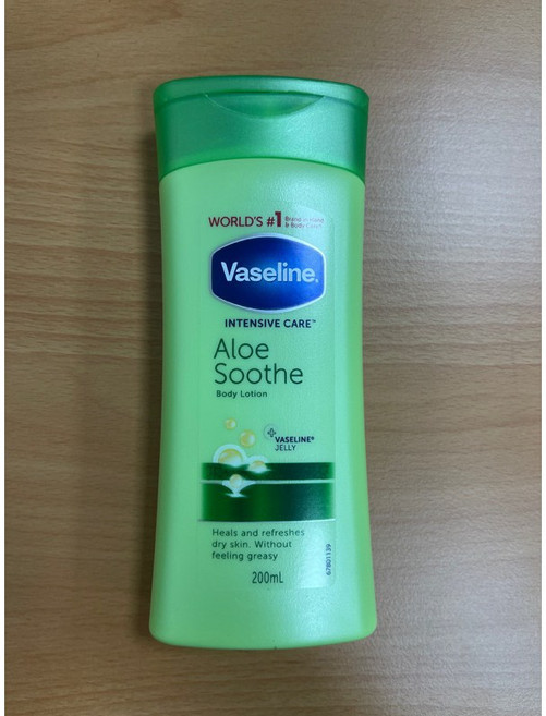 Vaseline 凡士林 蘆薈舒緩身體乳液, 1個, 200ml蘆薈清爽, 200ml