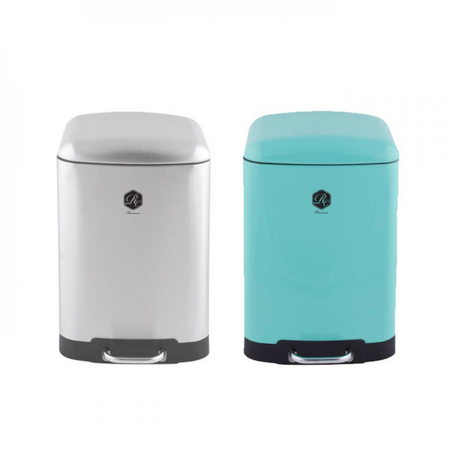 17800 스테인레스 카라신 페달미니휴지통 12L 모던휴지통, 민트