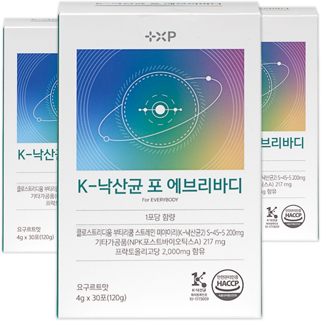 K낙산균 포 에블바디 대장 까지 살아남는 혐기성 균주 프리바이오틱스 포스트바이오틱스 배합 온가족 뷰티르산 부티르산 유산균 분말 가루, 3박스, 30회분