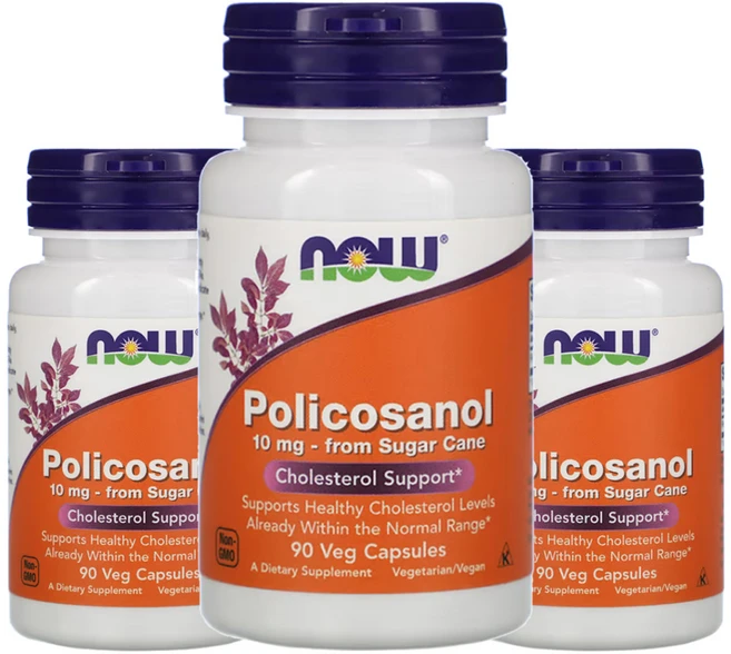 Nowfood 폴리코사놀 폴리코사민 40mg90캡슐3통 고밀도지질단백질 산사나무 HDL, 90정 - 쿠팡