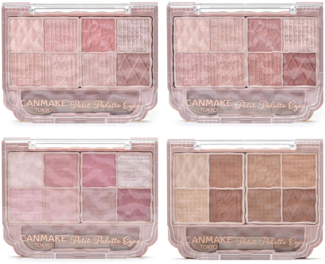 캔메이크 쁘띠 팔레트 아이즈 아이섀도우 팔레트 3종, 03 민영느 리본, 1개