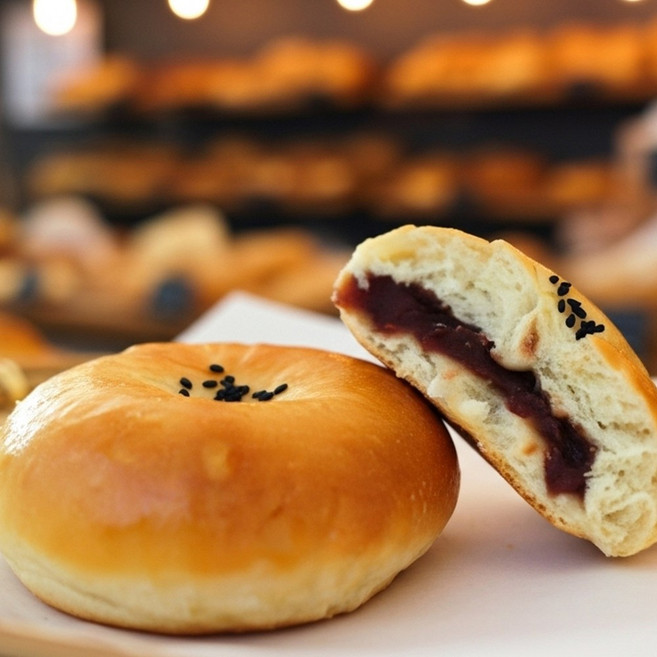 통단팥빵 100g 30개입 냉동생지, 통단팥빵생지, 30개