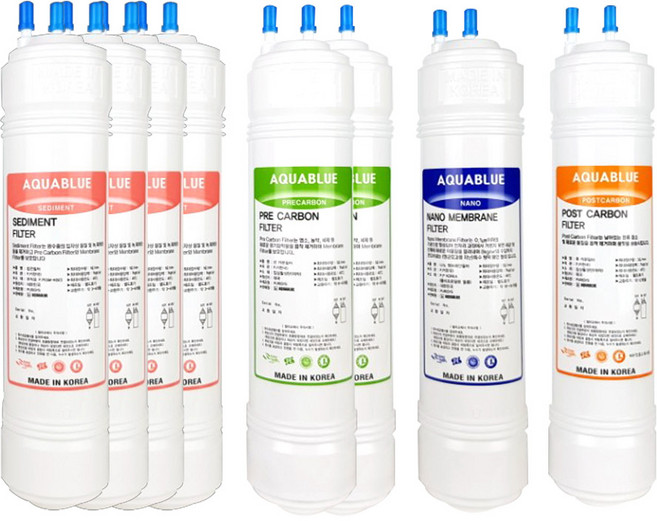 현대위가드정수기필터 호환 HD-100H 프리미엄 1년 세트, 프리미엄세트, 11인치 단방향