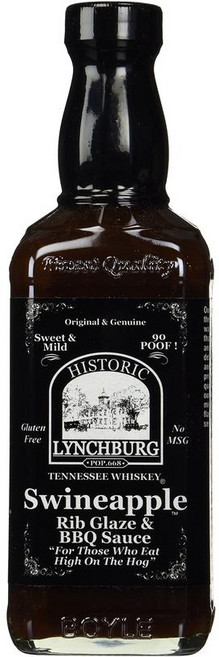 링치버그 테네시 위스키 스와인애플 립 글레이즈 소스 355ml, 1개