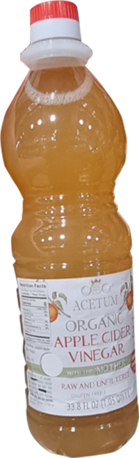 ACETUM 유기농 사과식초, 1L, 2개