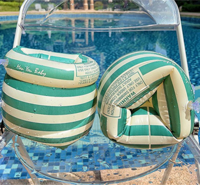 코코링하우스 성인암튜브 4p, 1개, 그린줄무늬