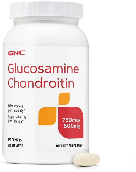 GNC 지엔씨 3중 강도 글루코사민 콘드로이틴 750mg/600mg 120정, 1, 1개