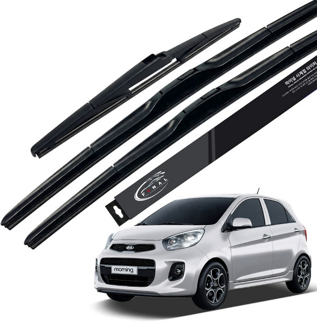 파이널 전면 후면 하이브리드 와이퍼 3P 세트, 올뉴모닝TA(11~16)