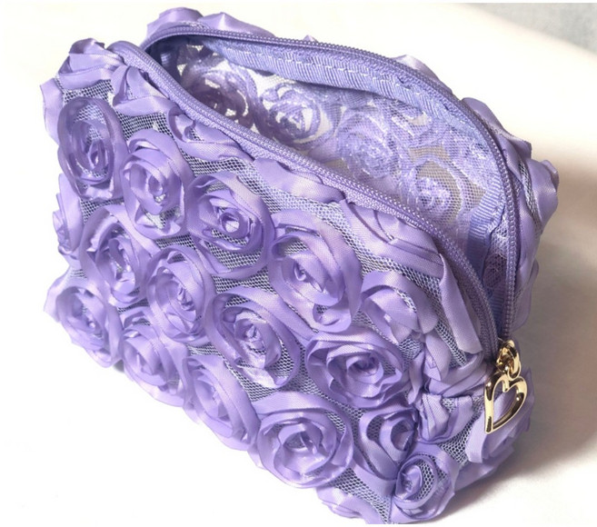 핸드메이드 명품 장미 파우치