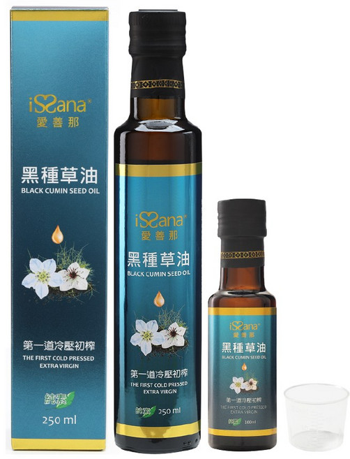 【iSSana 愛善那】頂級純黑種草油 (『百里醌』純素食), 2個, 350ml