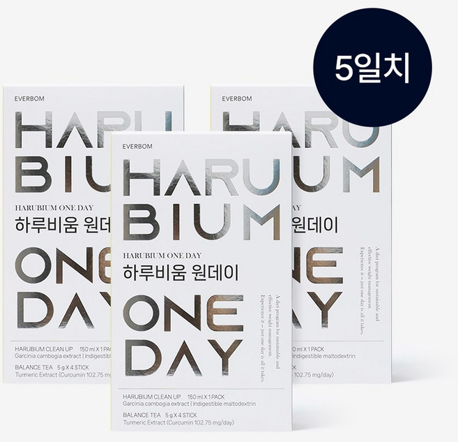에버봄 하루비움 원데이 5일 다이어트, 1개