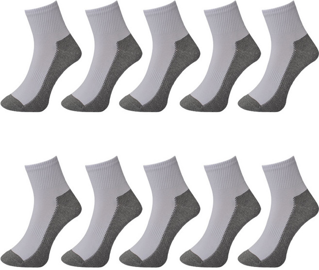 비버리힐스폴로클럽 여성용 투톤 미니 양말 10족 세트