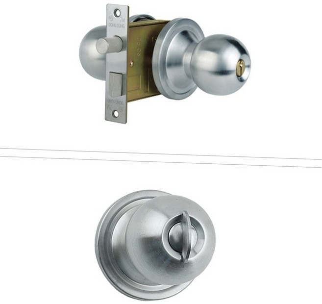 원형 실린더 현관문 방문 열쇠 문고리 스텐 철문 손잡이 건축자재