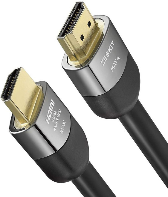 제스킷 마야 2.1 HDMI 케이블 15ft 5m CL3 In Wall 4K120 8K 48Gbps 게이밍 eARC 이더넷 인증 초고속 HDR VRR HDCP 2.2 2.3 돌