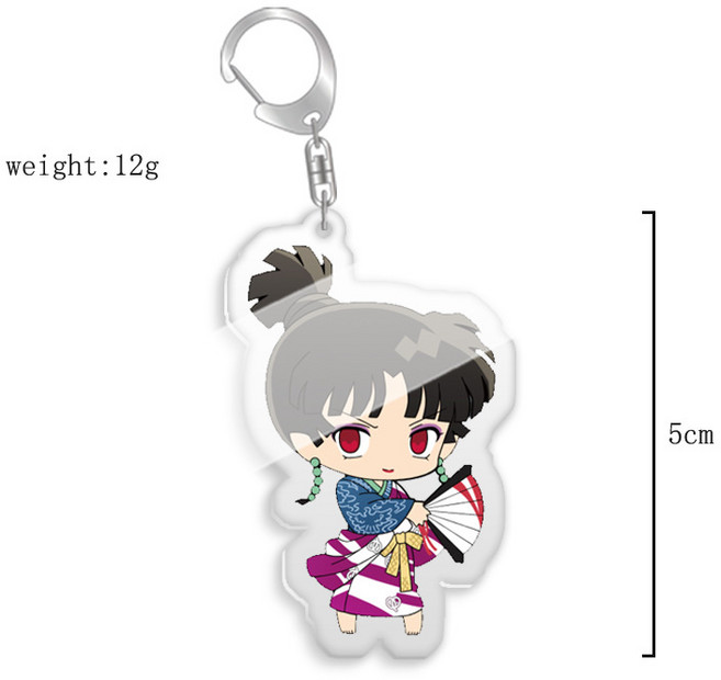 1+1 이누야샤 키링 피규어 키체인 열쇠고리 키홀더 애니 액세서리 keyring keychain inuyasha, K. 7923_55mm