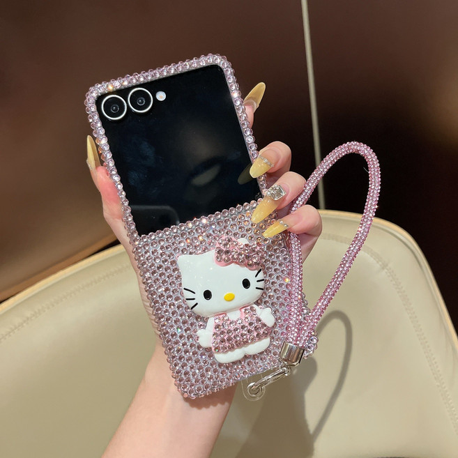 다이아몬드 키티 z플립7케이스