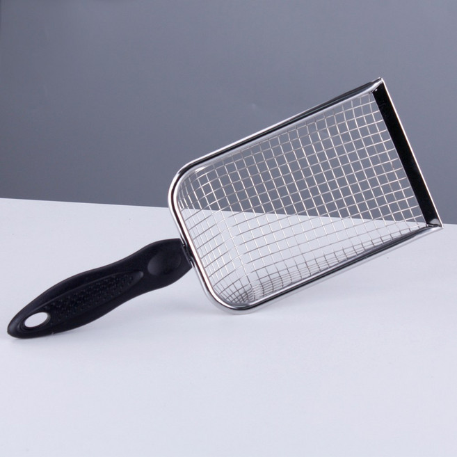 파충류 샌드스쿱 도마뱀 고양이 똥치우기 모래삽, 1개, 블랙