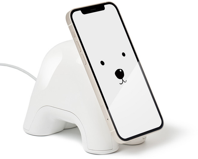 에이노말 맥도그 맥세이프 마그네틱 고속 무선충전기 애플 삼성 호환, 1개