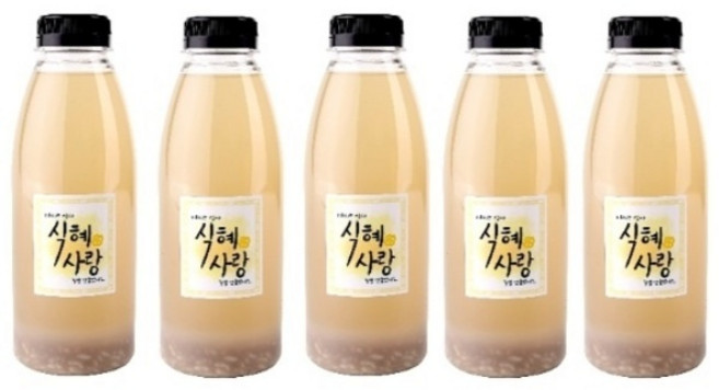 식혜사랑 전통식혜450ml, 5개, 450ml