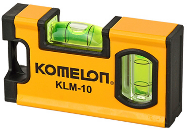 코메론 미니 자석 수평자 수평대 수평계 100mm KLM-10