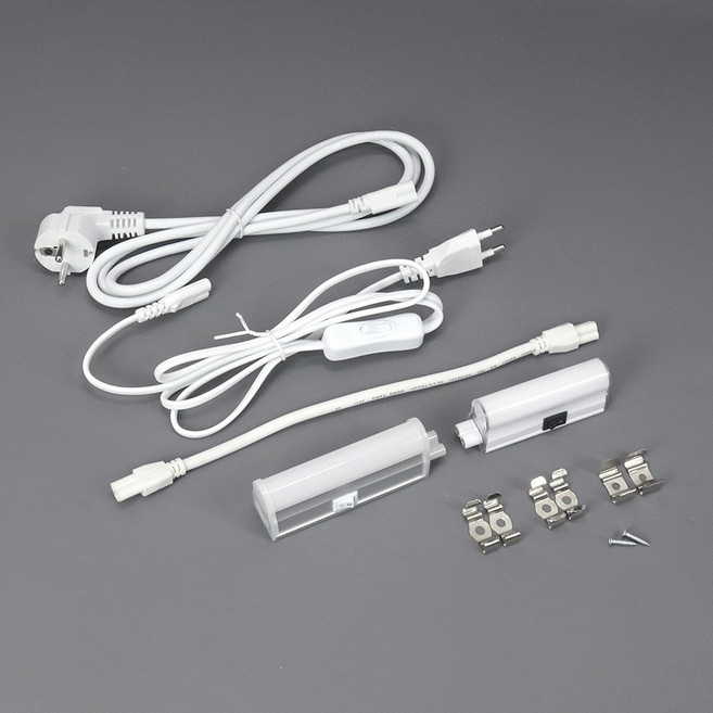 LED T5부속품 전원선 연결선 스위치 클립 스위치코드선 T5 부품 간접등 라인조명, LED T5부속품 (2pin용), T5 스위치전원선 1.5m, 1개