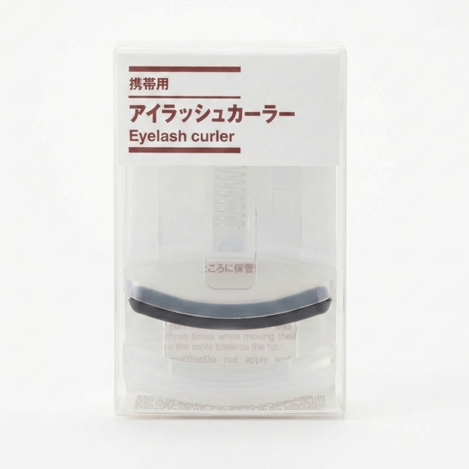 무인양품 휴대용 뷰러 일본매장판, 1개, 화이트