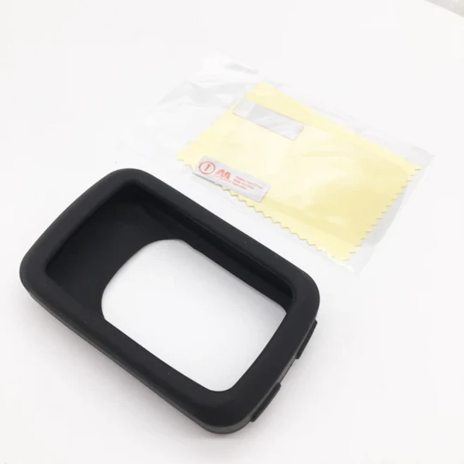 Wahoo ELEMNT GPS 품질을 자전거 컴퓨터 실리콘 케이스 및 화면 보호기 커버, [06] 1pc Black With Film