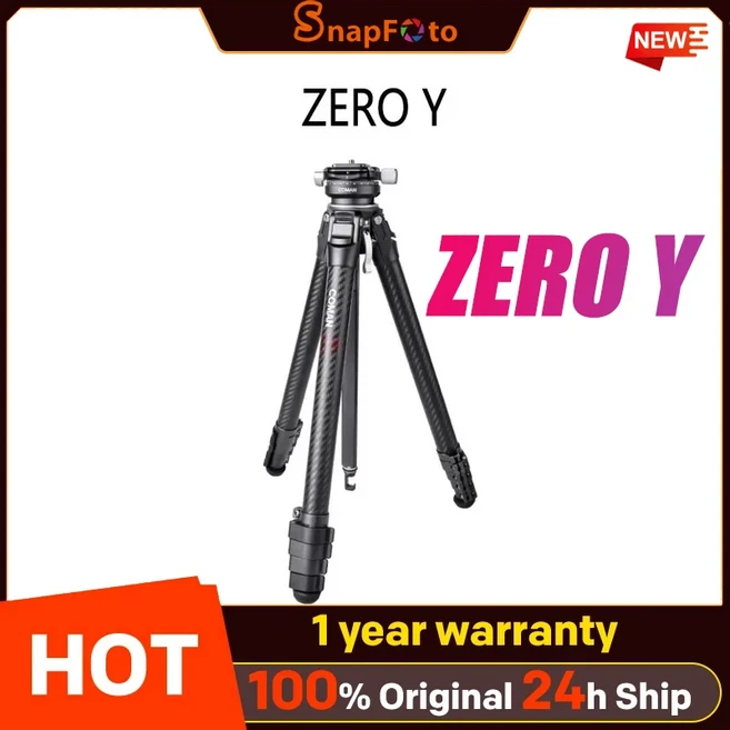 코만 제로 X Y/ V F38 경량 카본 여행용 삼각대 (1/4 나사 확장 가능 360도 조절 볼헤드 포함), 04 ZERO Y