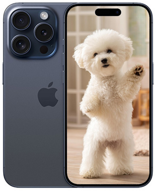 아E폰 15 프로 미개봉 새상품, 128GB, Apple 아이폰 15 Pro 블루