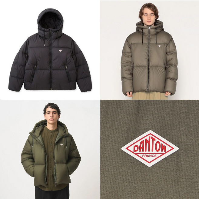 단톤 패딩 후드 집업 다운자켓 남성 점퍼 아우터 3컬러 25FW DT-A0707 VAN