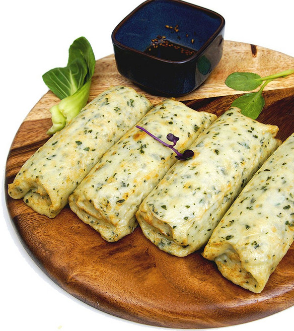 [진짜배기 부산어묵] 밀가루없는 수제어묵 깻잎 160g, 4개