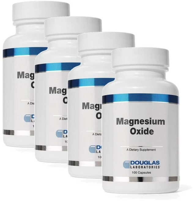 더글라스랩 마그네슘 옥사이드 캡슐 Douglas Laboratories Magnesium Oxide, 4개, 100정 - 쿠팡