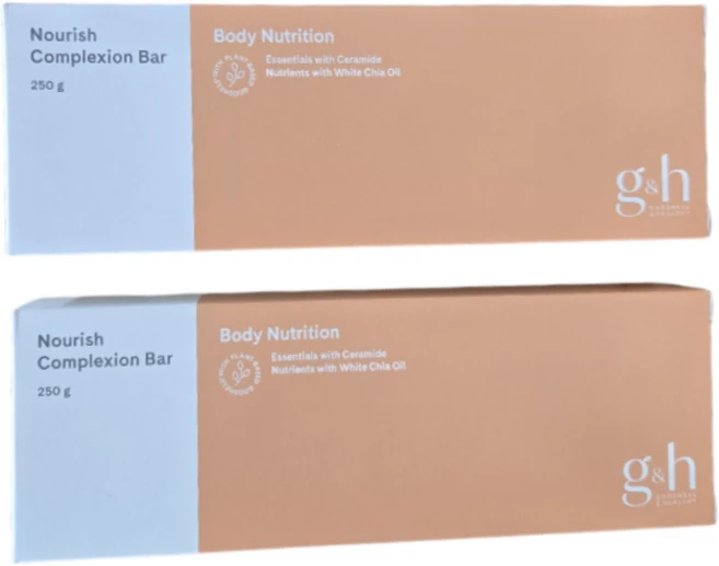 암웨이 g&h 너리쉬 컴플렉션 바, 250g, 2개입 - 쿠팡