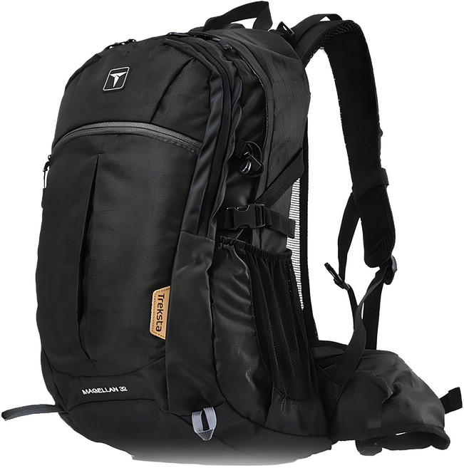 최신 트렉스타 마젤란32 등산가방 등산배낭 아웃도어 디자인 백팩, 블랙