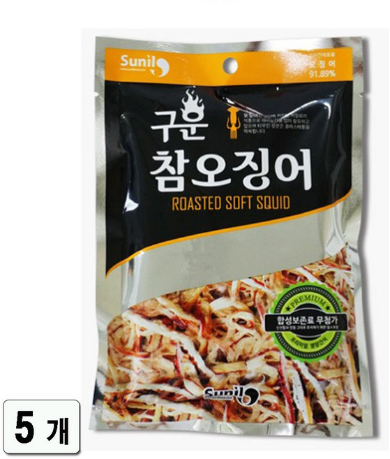 선일물산 구운 참오징어, 5개