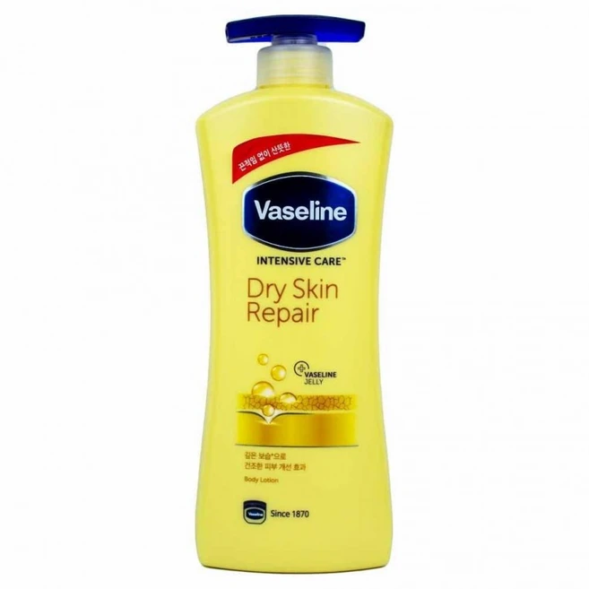 수원성유니레버 바세린 인텐시브케어 드라이스킨 리페어 로션 600ml - 쿠팡