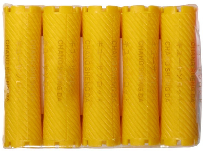 빅사이즈 베이직 대형 파마롯드 펌롯드 헤어롯드 (4종), 1개, 옐로우