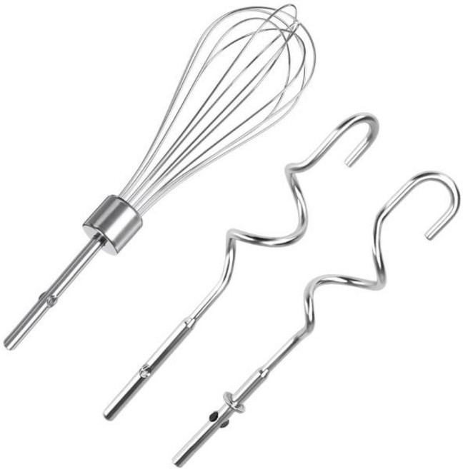 키친에이드 및 핸드 믹서용 믹서 비터 블렌더 반죽 후크 KitchenAid 거품기 부착물 KHMPW 스텐 에그 비터거