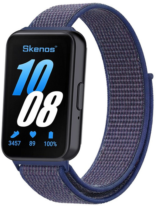 삼성 갤럭시 핏3 스포츠루프 나일론 통기성 호환 스트랩, 1개, 네이비