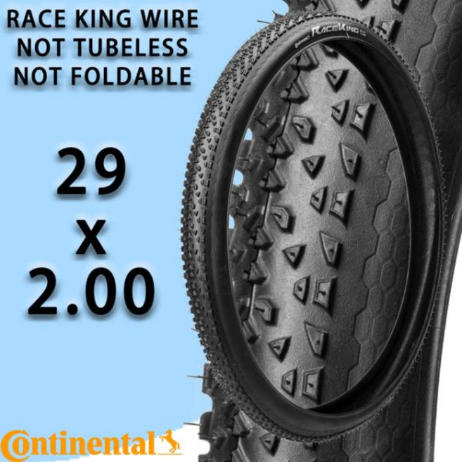 자전거 타이어 로드 MTB콘티넨탈-레이스 킹 와이어 산악 자전거 26x2.00, 03 29x2.20 Wire, 1개