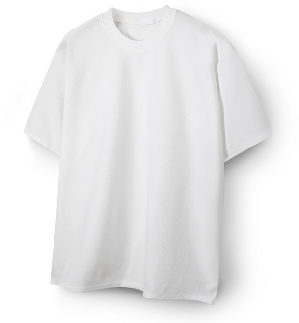 해리슨 남성용 링클프리 무지 라운드 반팔티 HA-1051 WOD1024