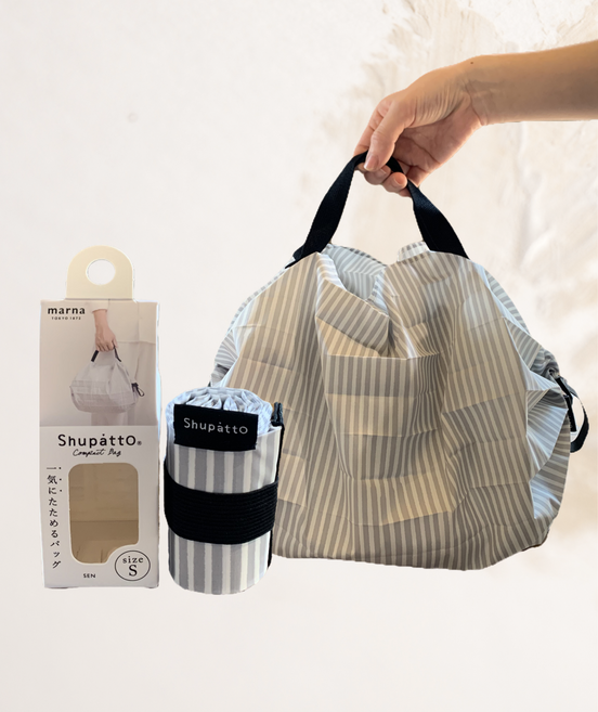 일본인기 슈파토 장바구니 S 휴대용 초경량 접이식 에코백, MOMO[핑크], 1개