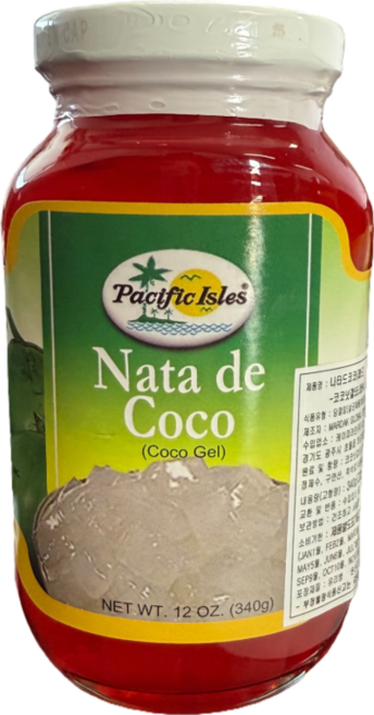 필리핀 Nata de Coco (Coco gel) 나타드 코코 (레드)340g, 1개, 340g